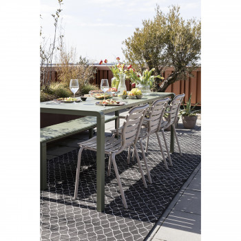 Vondel - 2 chaises de jardin en métal