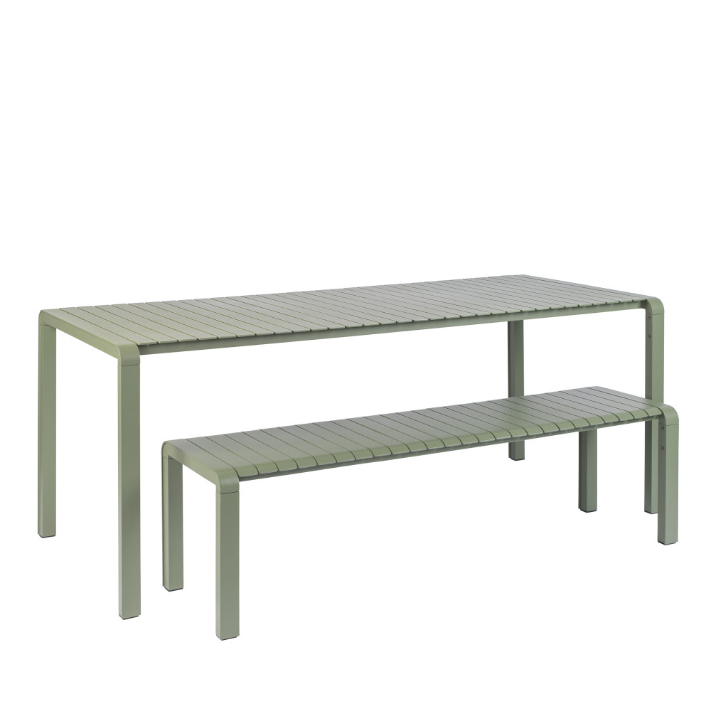 Table de jardin en métal 214x97cm Zuiver - VONDEL