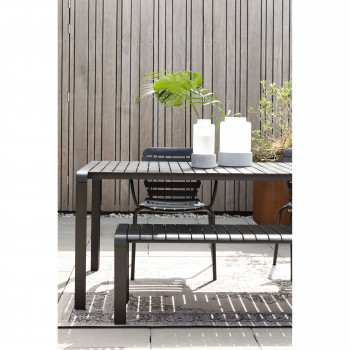 Vondel - Banc de jardin en métal 175x45cm