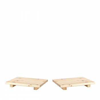 Dock - 2 tables de chevet en bois