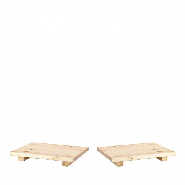 Dock - 2 tables de chevet en bois
