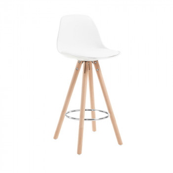 Slad - 2 tabourets de bar scandinave 65cm