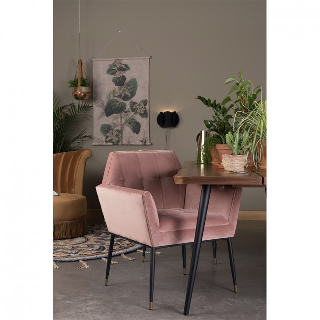Kate - Fauteuil en velours