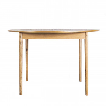 Hogarn - Table à manger ronde extensible 120-155x120cm