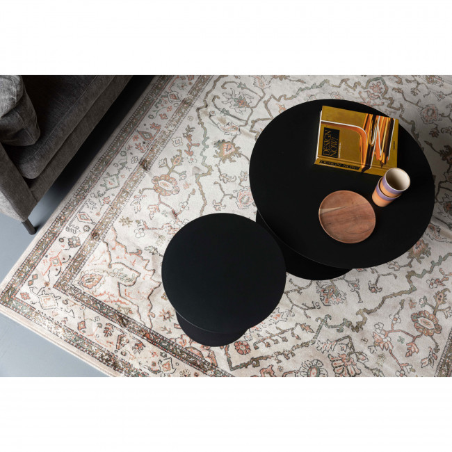Trijntje - Tapis vintage rose et kaki