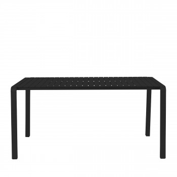 Vondel - Table à manger de jardin en métal 168,5x87cm