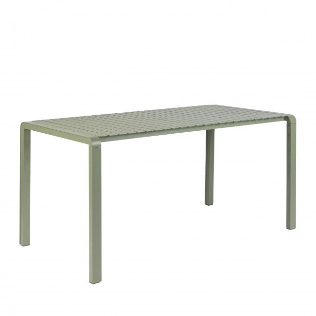 Vondel - Table à manger de jardin en métal 168,5x87cm