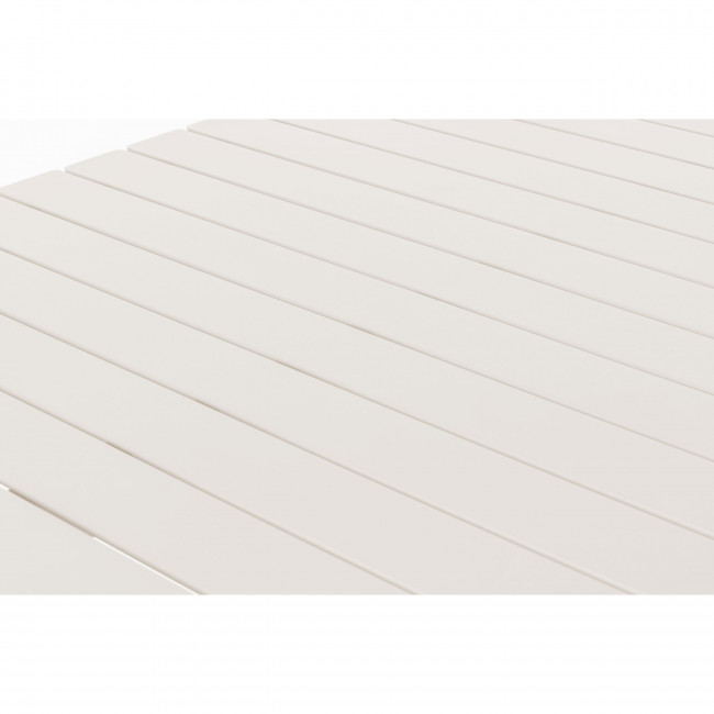 Vondel - Table à manger de jardin en métal 168,5x87cm