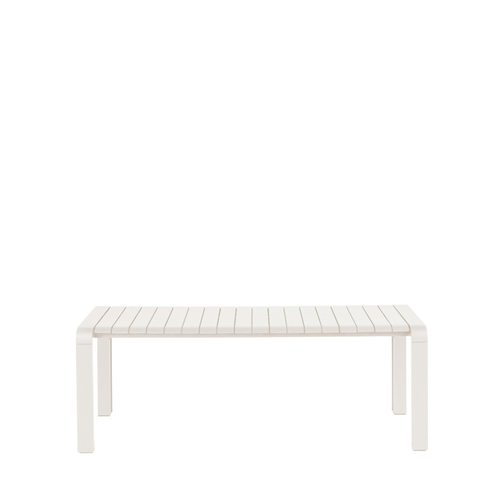 Vondel - Banc de jardin en métal 129,5x45cm - Couleur - Beige