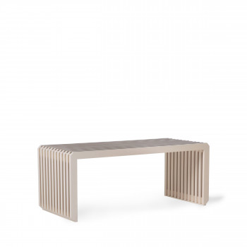 Boskoop - Banc à lattes en bois 96cm