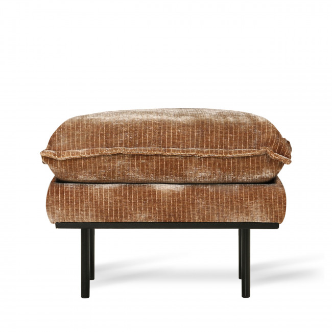 Hijken - Pouf en velours côtelé