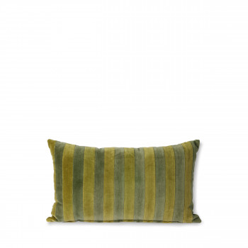 Shawell - Coussin en velours à rayures 30x50cm