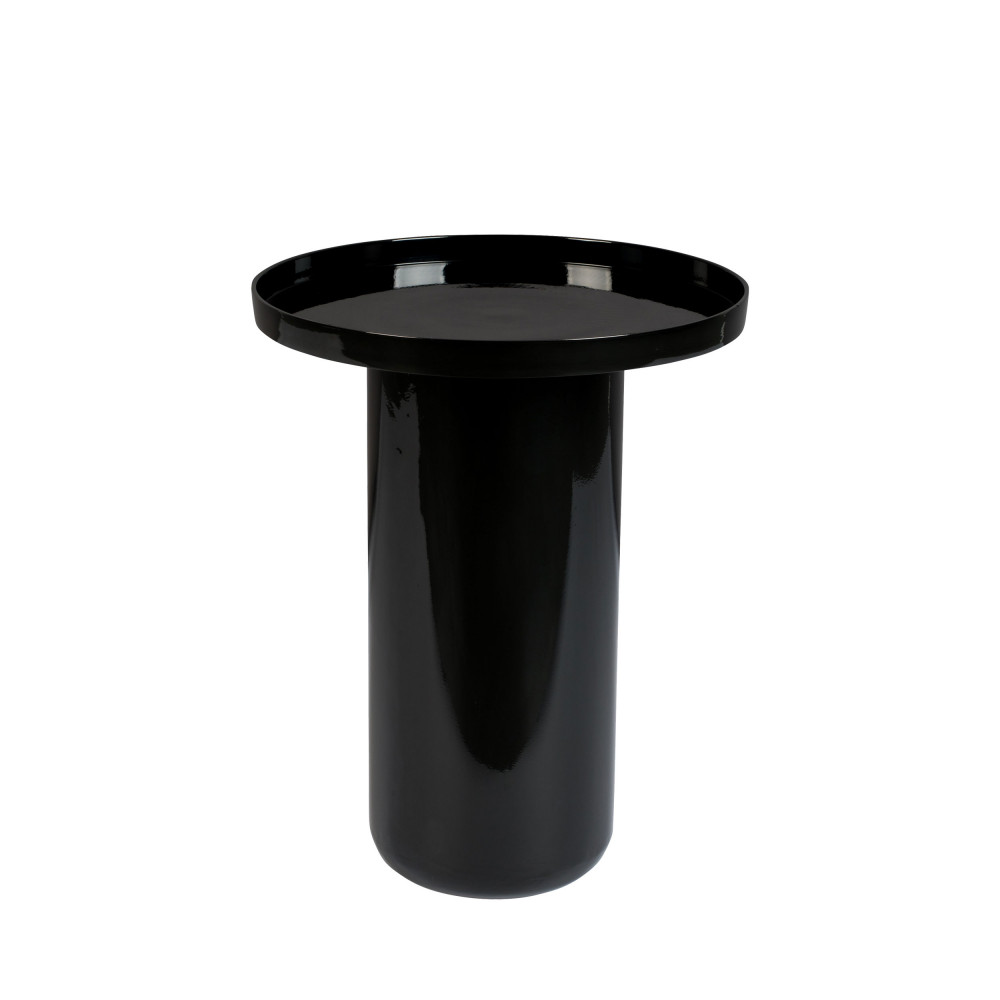 Shiny Bomb - Table basse en métal ø40cm - Couleur - Noir
