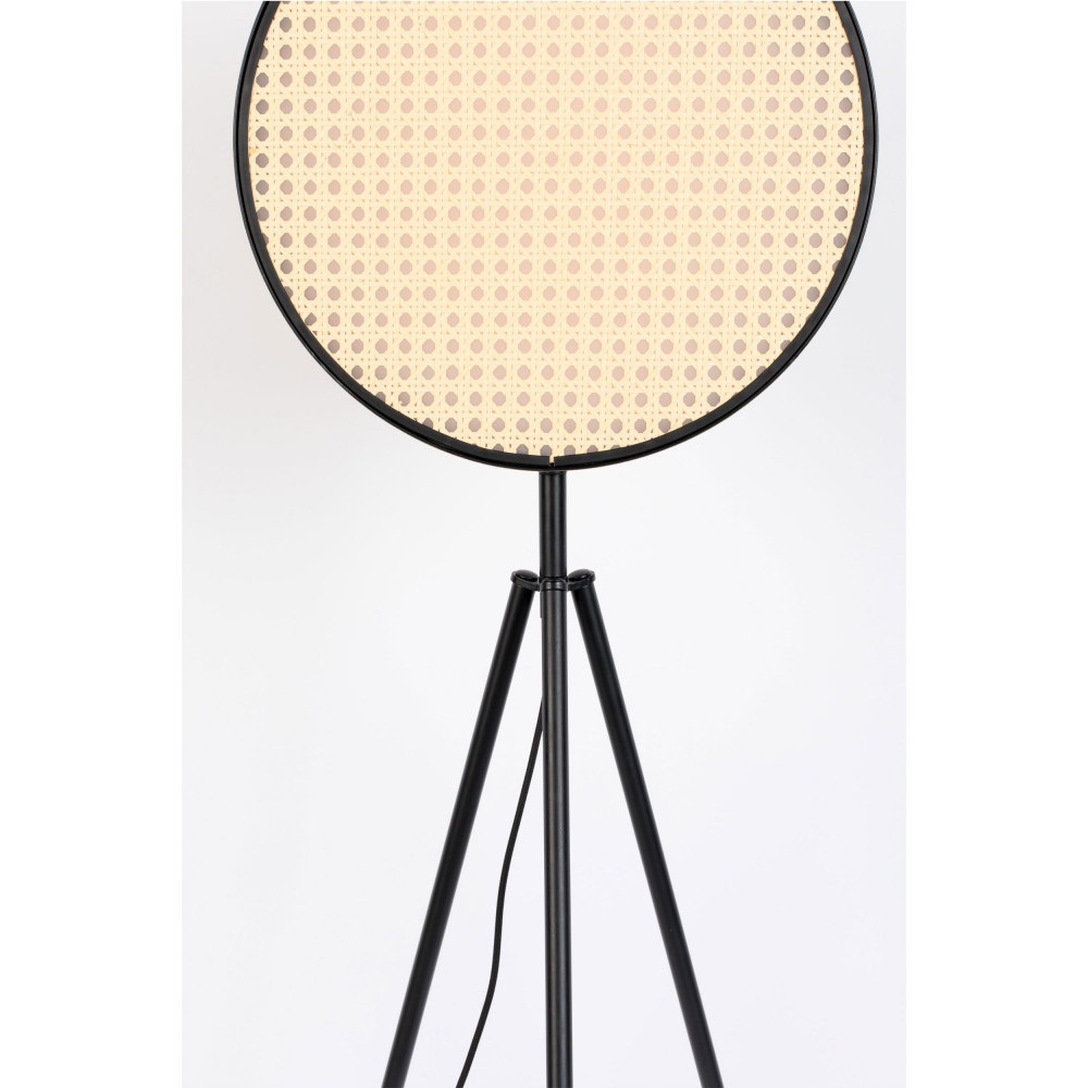 Lampadaire design led triple pied et lampe ronde loon