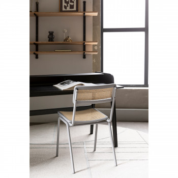 Jort - 2 chaises en cannage