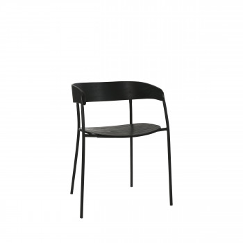 Oscar - Chaise en bois et métal