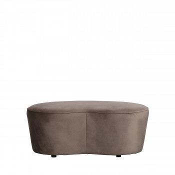 Macaroni - Banc en velours 110cm