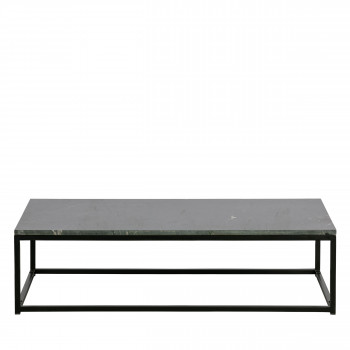 Mellow - Table basse en métal et marbre 120x60cm
