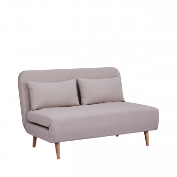 John - Canapé convertible modulable 2 places en tissu feutrine
