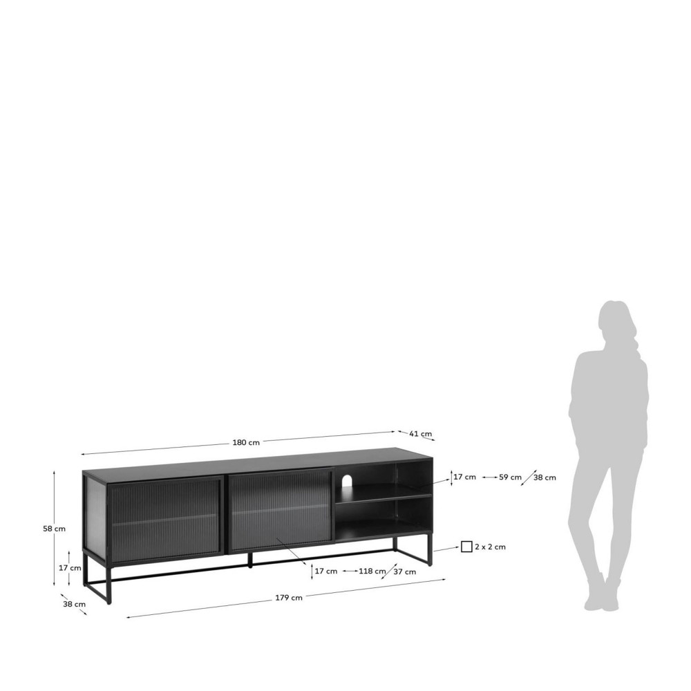 WEARE HOME Etagère Murale Salle de Bain Verre Trempé Dépoli Acier