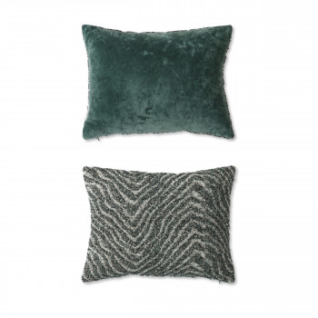 Baflo - Coussin 2 faces à motif zébré 30x40cm