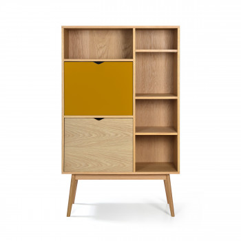 Buffet haut design 2 portes chêne Ström