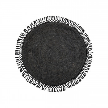 Idakamille - Tapis rond en jute