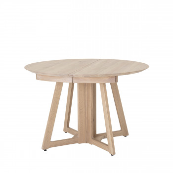 Owen - Table à manger extensible en bois 118-168-218x118cm
