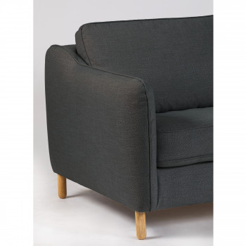 Vornay - Canapé convertible ouverture express 2 places en tissu