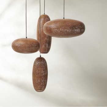 Amani - Suspension en métal ø25x60cm
