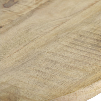 Bistro - Table de bar ronde en bois et métal ø70cm