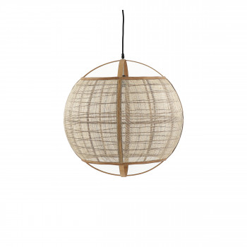 Mekong - Suspension en lin ø58x59cm