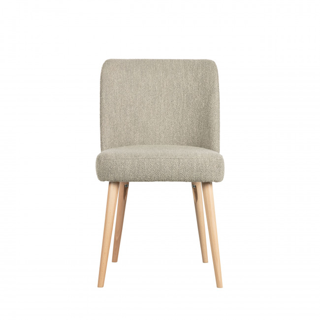 Force - 2 chaises en tissu bouclé