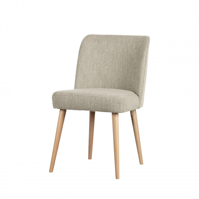 Force - 2 chaises en tissu bouclé