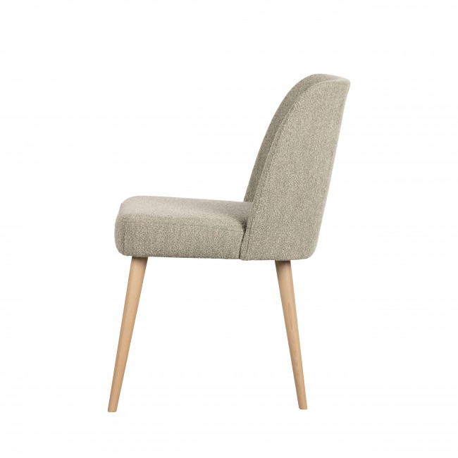 Force - 2 chaises en tissu bouclé