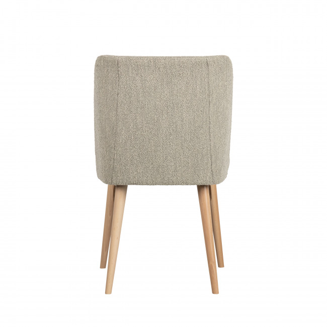Force - 2 chaises en tissu bouclé