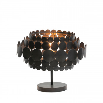 Kaki - Lampe à poser en métal ø47cm