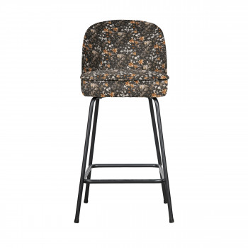 Vogue - Tabouret de bar en velours 65cm