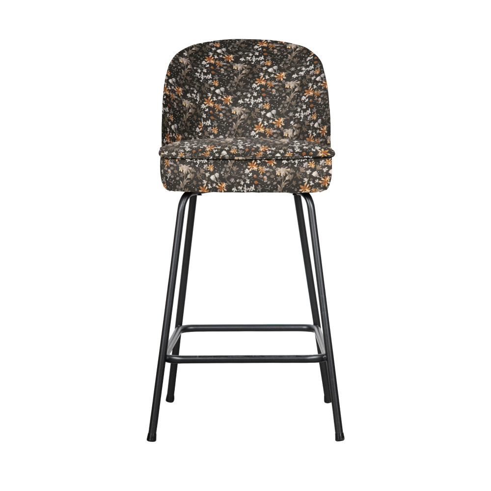 Vogue - Tabouret de bar en velours 65cm - Couleur - Multicolore