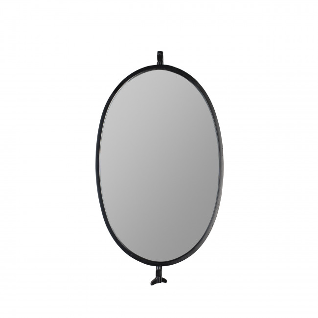 Lara - Miroir ovale en métal