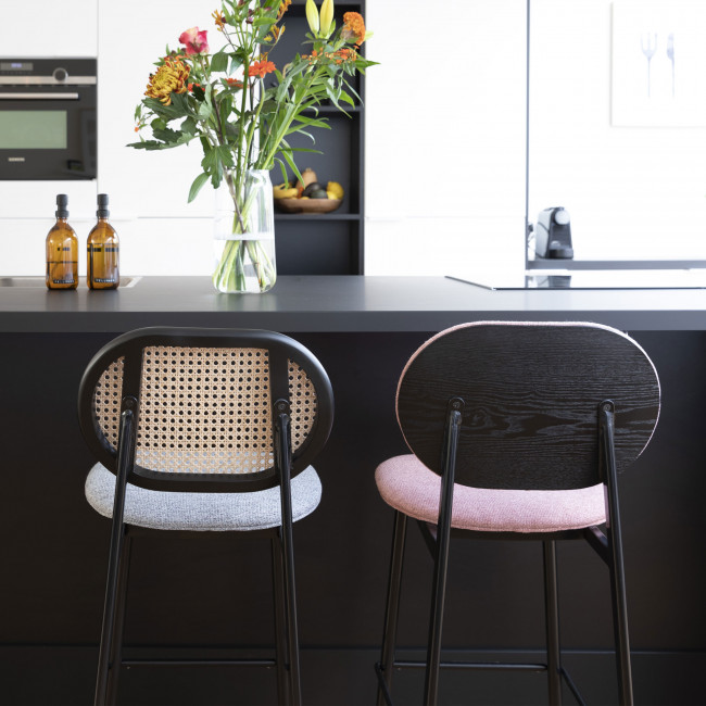 Spike - Tabouret de bar en tissu 65cm