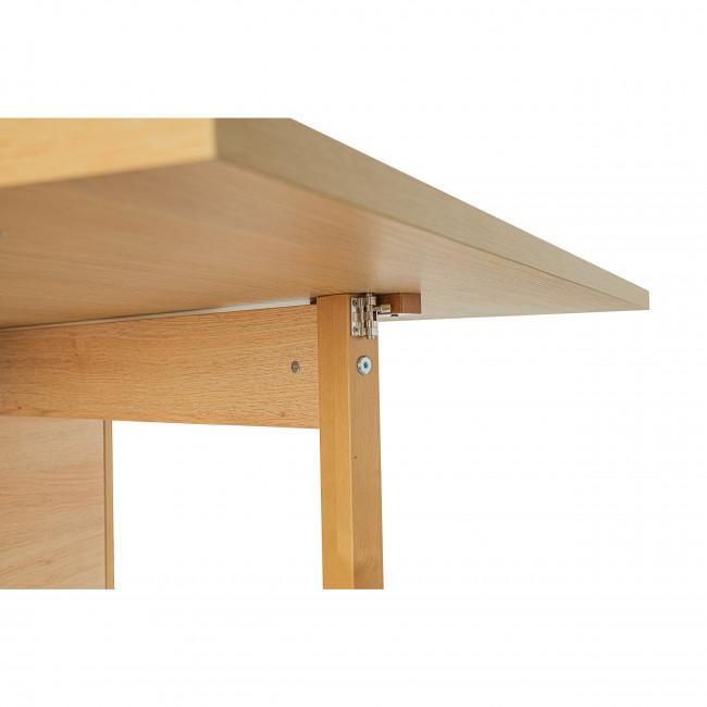 Kungla - Table à manger pliable en bois 170x90cm