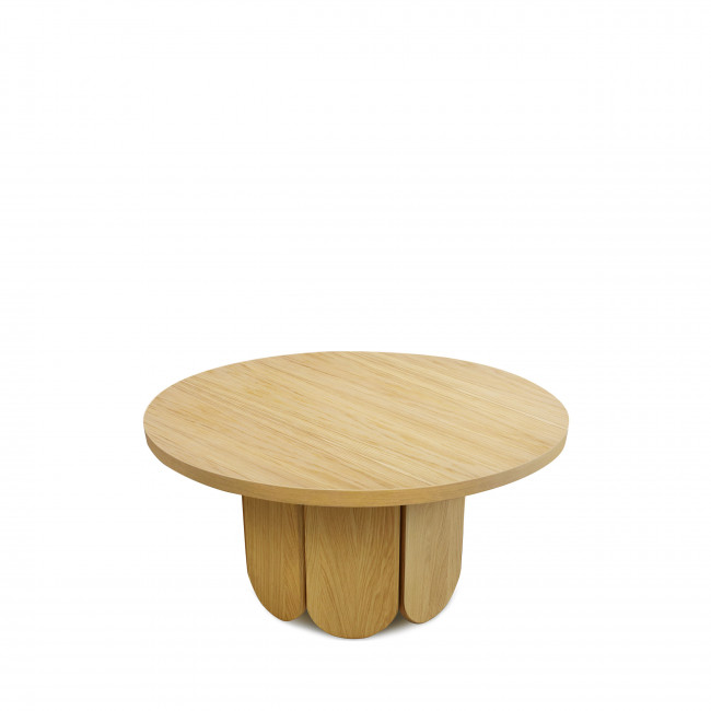Soft - Table basse ronde en bois massif ø78cm