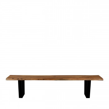 Aka - Banc en bois et métal 180cm