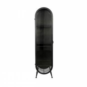 Oval - Vitrine 1 porte en métal