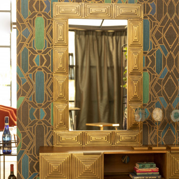 Volan - Miroir rectangle en bois 110x70cm