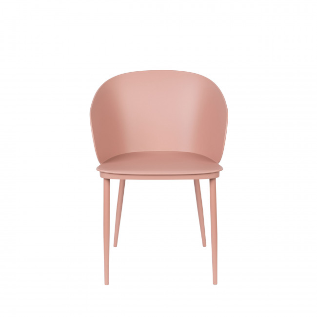 Gigi - 2 chaises en résine et métal