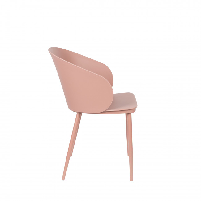 Gigi - 2 chaises en résine et métal