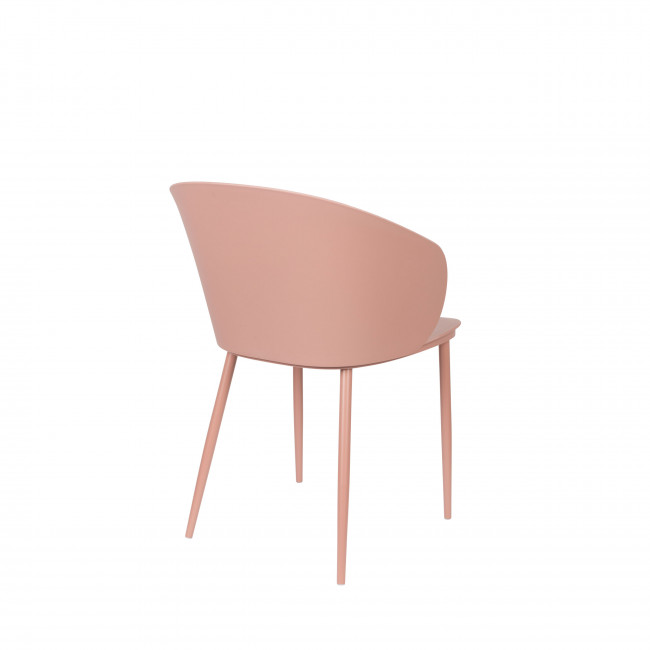 Gigi - 2 chaises en résine et métal