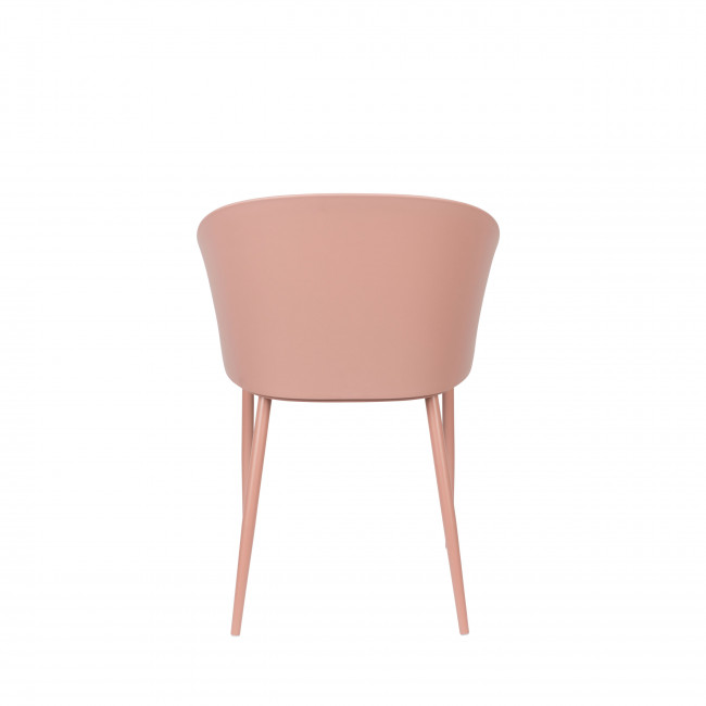 Gigi - 2 chaises en résine et métal